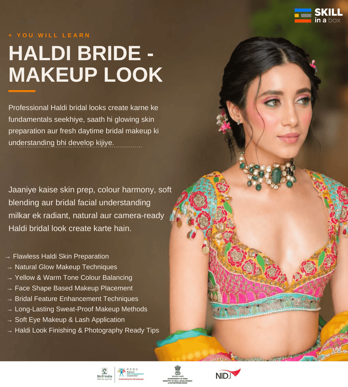 Bridal Glow and Makeup Mastery brochure page 2