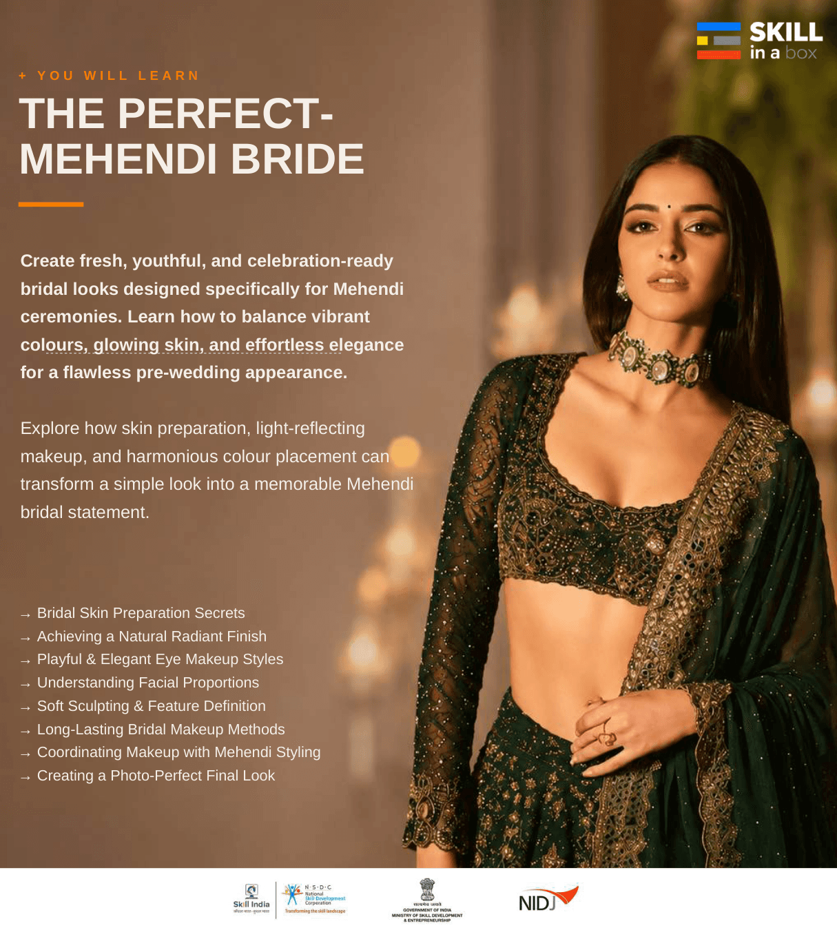 Bridal Glow and Makeup Mastery brochure page 3