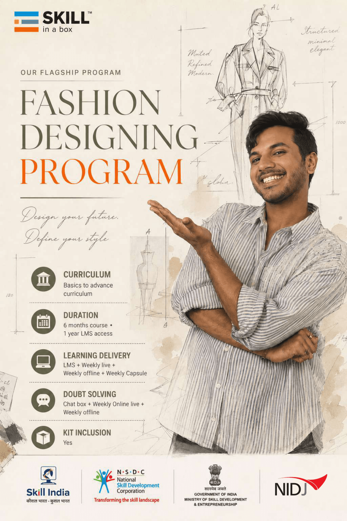 Full Fashion Designing Program