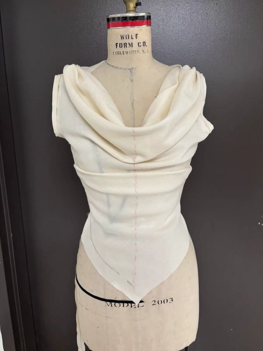Cowl draping