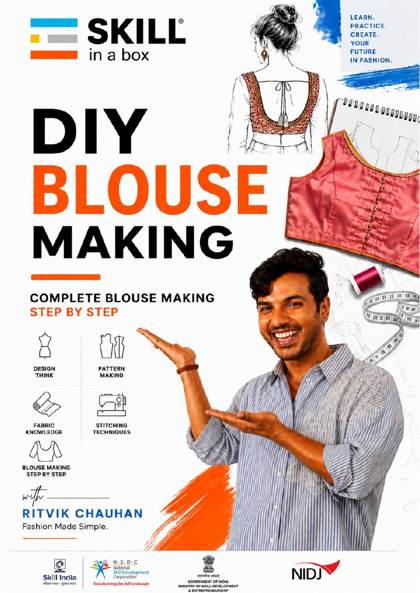 DIY Blouse Making guide cover