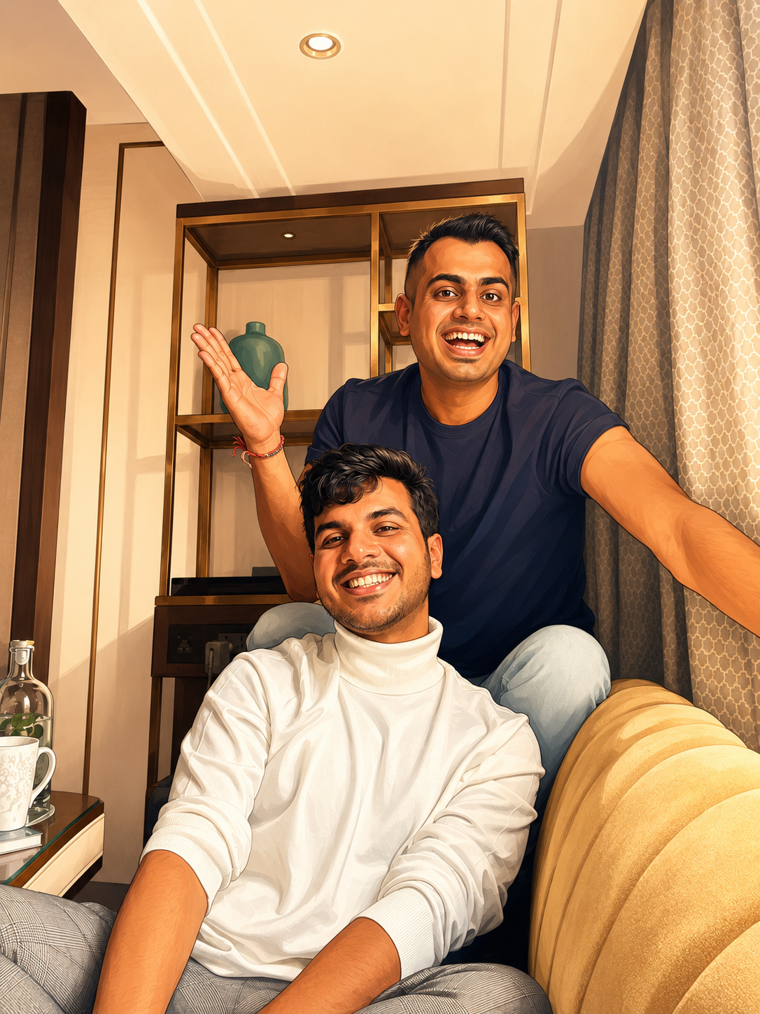 Co-founders Ritvik Chauhan and Prateek Bharadwaj
